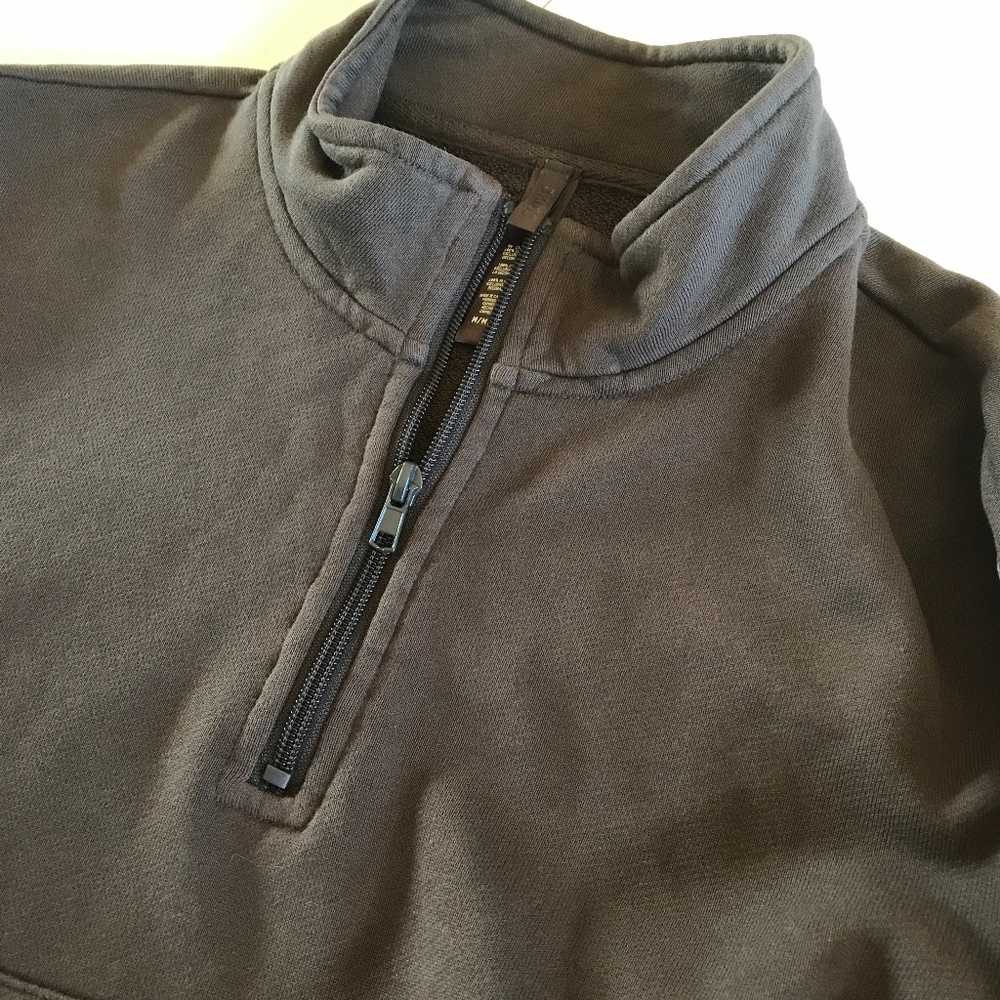 SKIMS FRENCH TERRY HALF ZIP PULLOVER - Picture 10 of 12